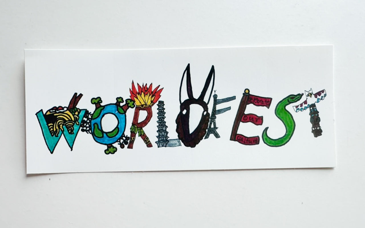 Worldfest Vinyl Stickers _ The Graphics