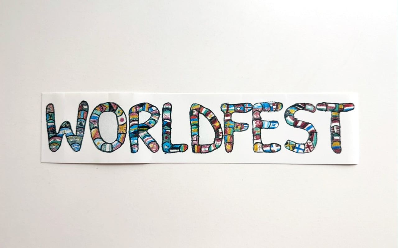 Worldfest Vinyl Stickers _ The Flags