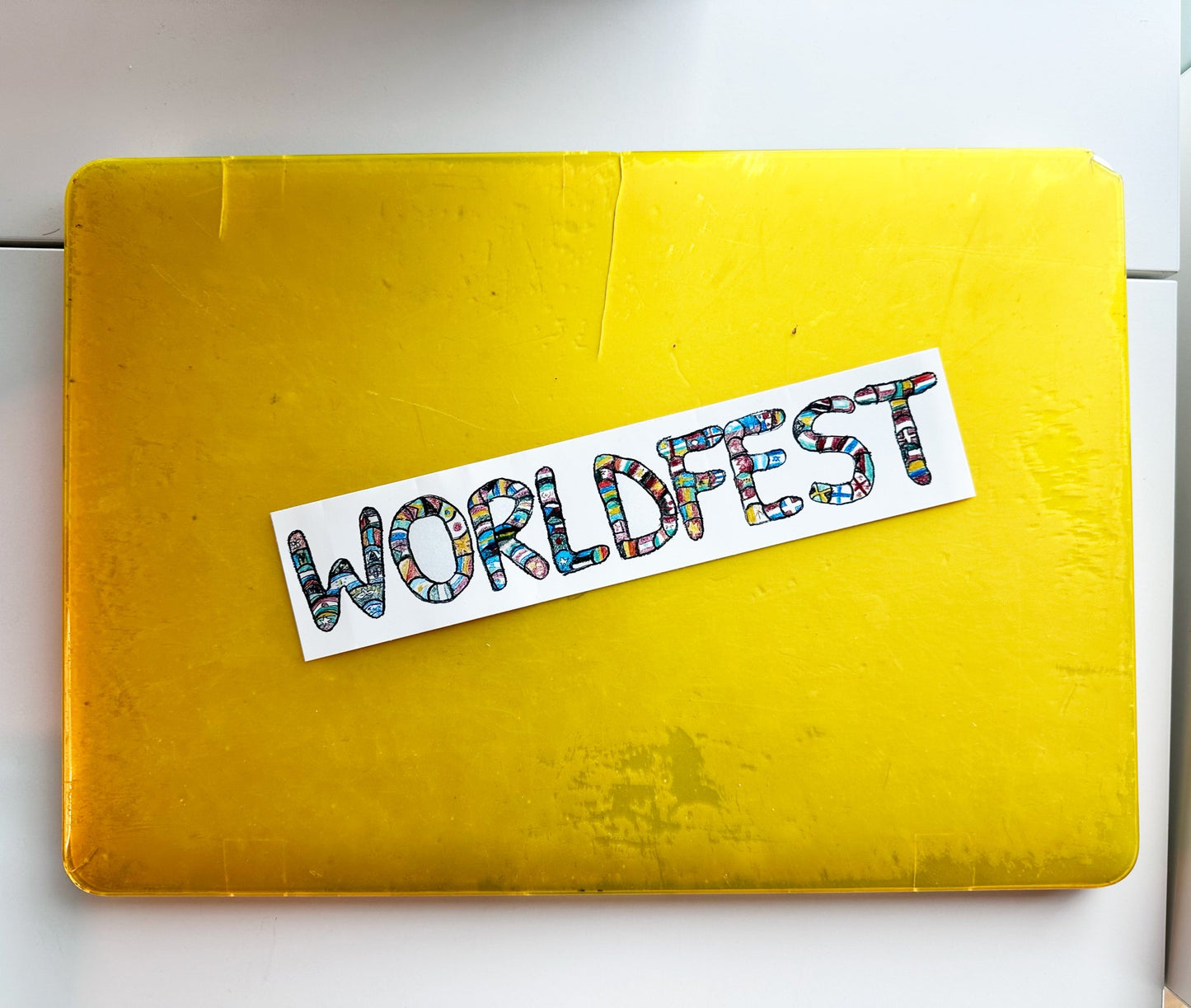 Worldfest Vinyl Stickers _ The Flags