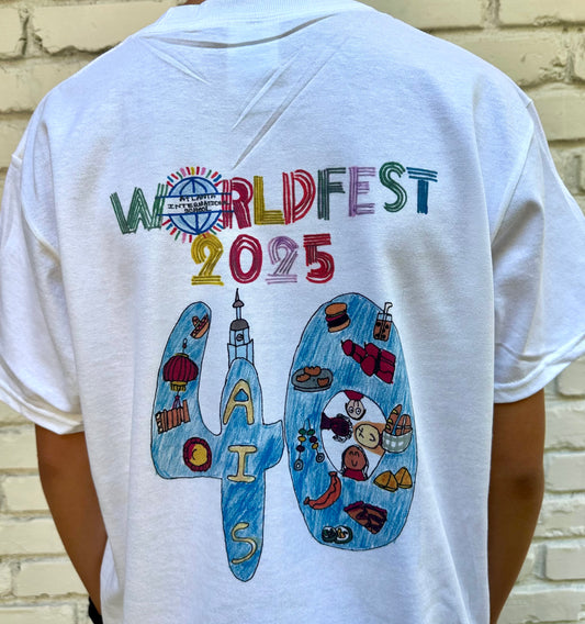 2025 Worldfest T-Shirts - Celebrating 40 Years
